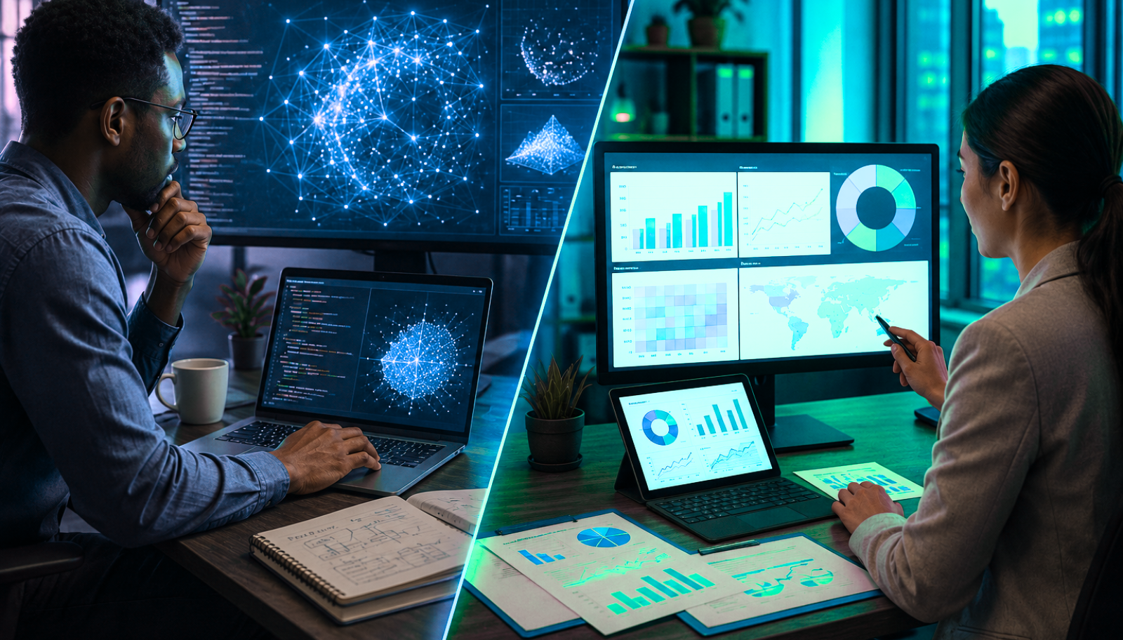 Data science and analytics visualisation