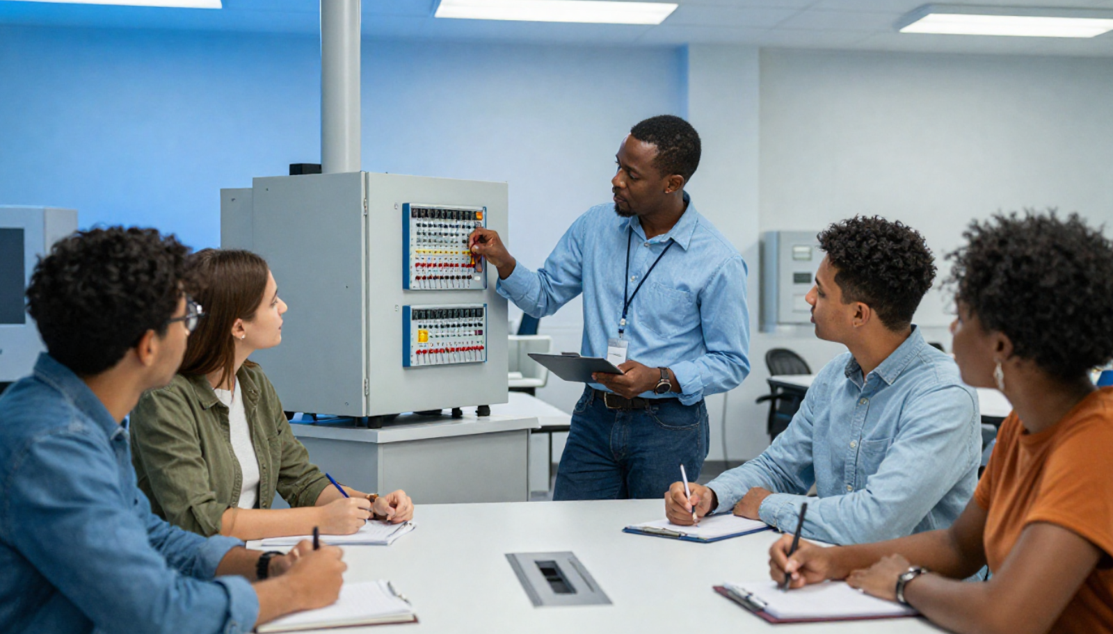 Technical professionals participating in teacher education and workplace training